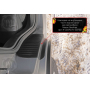 Накладки на пороги задних арок Nissan Qashqai J10 2007-2014 | шагрень