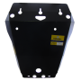 Защита картера Toyota Land Cruiser Prado 150 2009-2014 | двигатель + передний дифференциал + КПП, 3 мм, сталь | MOTODOR | 12510