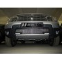 Решетка в бампер для Renault Duster 2012+ с вырезами под оригинальные DRL | Тип: сетка