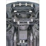 Защита картера Nissan Skyline 2001-2004 | двигатель + КПП, 2 мм, сталь | MOTODOR | 01451