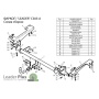 Фаркоп PEUGEOT PARTNER L2 (B9) 2008- | шар A | Лидер Плюс | C303-A