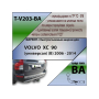 Фаркоп VOLVO XC90 2006-2014 | шар BA - быстросъемный | Лидер Плюс | T-V203-BA