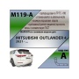 Фаркоп MITSUBISHI OUTLANDER 4 2021- | шар A | Лидер Плюс | M119-A
