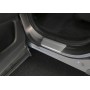 Накладки на пороги для Honda CR-V 5 2017+ | нержавейка, Rival