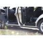 Накладки на внутренние пороги дверей для Ford Fusion 2004-2012 | шагрень
