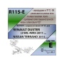 Фаркоп RENAULT DUSTER 1 2011-2020 (2WD/4WD) | шар E - под квадрат - быстросъемный | Лидер Плюс | R115-E
