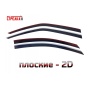 Дефлекторы Киа Церато 2 2009-2013 | премиум, плоские, 2D
