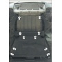 Защита картера Mitsubishi Pajero IV 2006-2012 | двигатель + КПП, 3 мм, сталь | MOTODOR | 11320