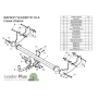 Фаркоп RENAULT SANDERO STEPWAY (B90) 2009-2014 | шар A | Лидер Плюс | R110-A