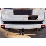 Накладка на кромку крышки багажника для Тойота Ленд Крузер Прадо 150 (2009-2022) | шагрень, со скотчем 3M