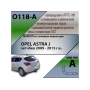 Фаркоп OPEL ASTRA J хетчбек 2009-2015 | шар A | Лидер Плюс | O118-A