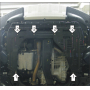 Защита картера Suzuki Sx4 2009-2013 | двигатель + КПП, 2 мм, сталь | MOTODOR | 00619