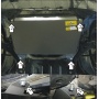 Защита картера Lexus RX 300 2003-2009 | двигатель + КПП, 2 мм, сталь | MOTODOR | 02539