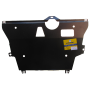 Защита картера Toyota Avensis 2009-2011 | двигатель + КПП, 2 мм, сталь | MOTODOR | 02544
