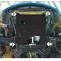 Защита картера Chevrolet Aveo 2008-2011 | двигатель + КПП, 2 мм, сталь | MOTODOR | 73024