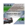 Фаркоп NISSAN ALMERA 2013- | шар A | Лидер Плюс | N120-A