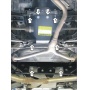 Защита картера Subaru Forester 2008-2013 | задний дифференциал, 3 мм, сталь | MOTODOR | 12201