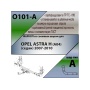 Фаркоп OPEL ASTRA H (седан) 2007-2010 | шар A | Лидер Плюс | O101-A