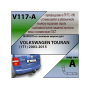 Фаркоп VOLKSWAGEN TOURAN 1 2003-2010 | шар A | Лидер Плюс | V117-A