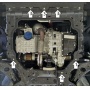 Защита картера Dongfeng 580 2018- | двигатель + КПП, 2 мм, сталь | MOTODOR | 78601
