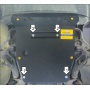 Защита картера Volkswagen Touareg 2006-2010 | двигатель, 3 мм, сталь | MOTODOR | 12707