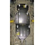Защита картера Nissan Pathfinder 2010-2014 | двигатель + КПП + раздатка, 2 мм, сталь | MOTODOR | 01449