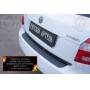 Накладка на кромку крышки багажника для Skoda Fabia 2 2008-2018 | шагрень, со скотчем 3M