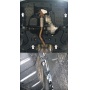 Защита картера KIA Picanto 2004-2011 | двигатель + КПП, 2 мм, сталь | MOTODOR | 71006