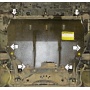 Защита картера Citroen C4 2008-2010 | двигатель + КПП, 2 мм, сталь | MOTODOR | 71604