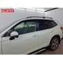 Дефлекторы Subaru Forester S5 2019-2025 | премиум, плоские, 2D