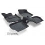 Коврики 3д с бортами Skoda Octavia A7 2013-2020 | темно-серые, ворсовые