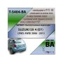 Фаркоп SUZUKI SX4 (2WD/4WD) 2006-2013 хетчбек | шар BA - быстросъемный | Лидер Плюс | T-S404-BA