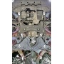 Защита картера LIVAN X3 Pro 2022- | двигатель + КПП, 2 мм, сталь | MOTODOR | 74701