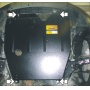 Защита картера Mitsubishi Outlander I 2003-2006 | двигатель + КПП, 2 мм, сталь | MOTODOR | 01309