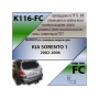 Фаркоп KIA SORENTO 1 2002-2006 | шар FC | Лидер Плюс | K116-FC
