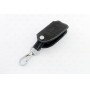 Брелок «кожаный чехол» для ключа Volkswagen с голубой нитью «вар.3»