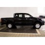 Пороги металлические для Toyota Hilux 2011+/2013+ | Цвет: черный муар