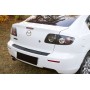 Накладка на задний бампер для Mazda 3 BK седан (2006-2009) рестайл | шагрень
