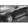 Пороги для Volvo XC60 2017+ | OEM-style, черные, цвет 717