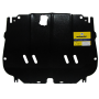 Защита картера Nissan Qashqai 2007-2010 | двигатель + КПП, 2 мм, сталь | MOTODOR | 01434
