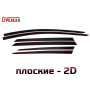 Дефлекторы Соуист С06 2026+ | премиум, плоские, 2D