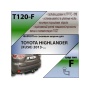 Фаркоп TOYOTA HIGHLANDER 3 (XU50) 2013-2020 | шар F - кованый | Лидер Плюс | T120-F