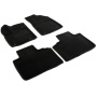 3D коврики Geely EX5 2025+ | Премиум | ворсовые | черные | Seintex