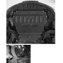 Защита картера Mazda 3 2003-2009 | двигатель + КПП, 2 мм, сталь | MOTODOR | 71123