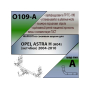 Фаркоп OPEL ASTRA H (хетчбек) 2004-2010 | шар A | Лидер Плюс | O109-A
