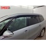 Дефлекторы Citroen C4 Picasso 2 2014-2018 | из 6 частей, премиум, плоские, 2D