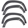 Расширители колесных арок Рено Дастер 2011-2014 дорестайл | текстурный пластик