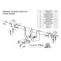 Фаркоп SUZUKI GRAND VITARA (5 дверей) 2005-2016 | шар F - кованый | Лидер Плюс | S406-F