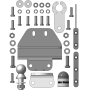 Фаркоп Toyota Land Cruiser 300 2021- | шар FE - оцинкованный, нагрузка 100/3000 | MOTODOR | 92524-FE