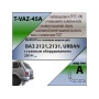Фаркоп Лада Нива 2121, 2131, URBAN (с газовым оборудованием) | шар A | Лидер Плюс | T-VAZ-45A